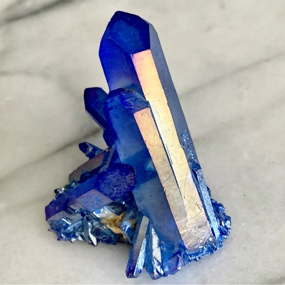 Aura Quartz Crystal Duo - Picture 12 of 14